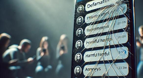 Ein kaputtes Handy-Display